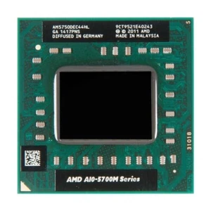 AMD A10-5750M CPU A10-Series Quad-Core 2.5GHz Socket FS1 Processor - Picture 1 of 2