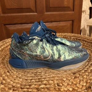 Nike LeBron XX1 21 'Abalone' Industrial Blue FN0708-400 Basketball Gr. 7,5 - Bild 1 von 11