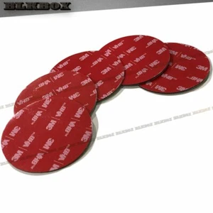 5 Piece PACK- 58mm 3M Black Acrylic Foam Double Side Adhesive Round Tape VHB Pad - Picture 1 of 3