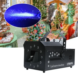 Macchina da neve 5 L 1500 W LED RGB 3 in 1 macchina per fiocchi di neve DMX con luce - Foto 1 di 22