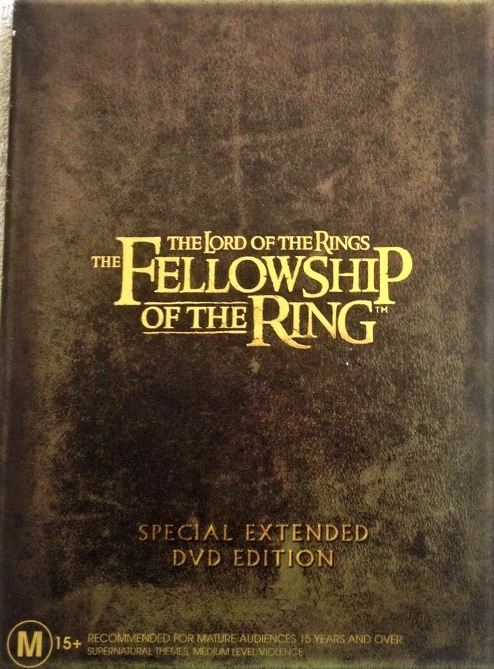 The Lord Of The Rings - The Fellowship Of The Ring DVD TOP 250 MOVIES 4-DISCS R4 - Image 1 of 1