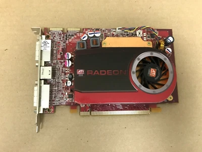 Dell ATI Radeon HD 4670 PCIe x16 Graphics Video Card 512MB 2x DVI -TV-OUT M639J  - Image 1 of 3