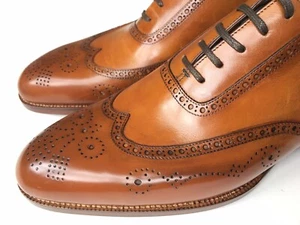Saint Crispins Mod. 205 Braun Budapester Oxford Brogue Größe 10,5 F (US 11) $ 1700 - Bild 1 von 10