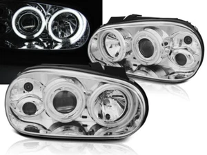 VOLKSWAGEN GOLF 4 1997 1998 1999 2000 2001 2002 2003 LPVWN7 HEADLIGHTS HALO CCFL - Picture 1 of 1