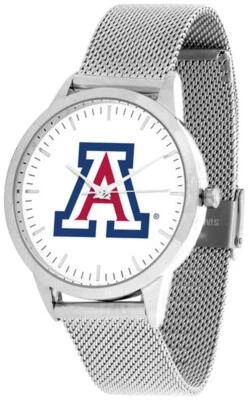 Reloj pulsera Arizona Wildcats Watch malla plateada llamativo Foto 1 de 4
