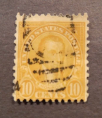 Sello usado Scott #562, 1922-25, 10 centavos, Monroe. Foto 1 de 2