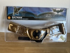 The Dark Knight Rises Batman Belt Adult Costume Accessory Gold Plastic Halloween - Picture 1 of 8