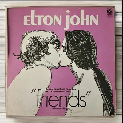 Elton John FRIENDS Soundtrack Vinyl LP  Paramount Records PAS-6004 US 1971 Foto 1 de 4