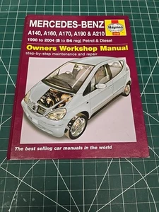Haynes Workshop Manual for Mercedes Benz A Class 1998 to 2004 Petrol & Diesel - Picture 1 of 6
