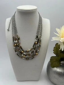 Collar Chico's doble tono.Hermoso. - Imagen 1 de 2