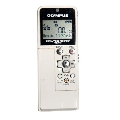 Olympus Tested WS-110 Digital Voice Recorder W/ USB Capabilities 256MB Pre-owned - Image 1 of 4