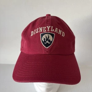 Disneyland Resort Hat Cap Burgundy One Size Strapback Mickey Castle - 25 - Picture 1 of 5