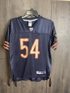 Reebok NFL Chicago Bears Brian Urlacher #54 Jersey Youth Large Navy Blue - Picture 1 of 11