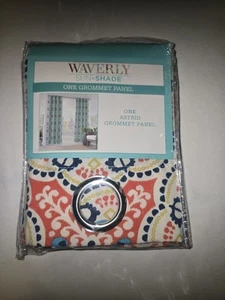 Waverly One ASTRID Peachtini Grommet Curtain 52x95 - Picture 1 of 4