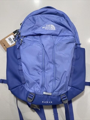 NUEVO CON ETIQUETAS THE NORTH FACE Mochila Surge para Mujer, Virtual Azul-Índigo Ciruela $139 Foto 1 de 4