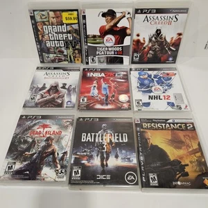 PS3 9 Game Lot Bundle - GTA IV, Dead Island, Resistance 2 (Sony Playstation 3) - Picture 1 of 1