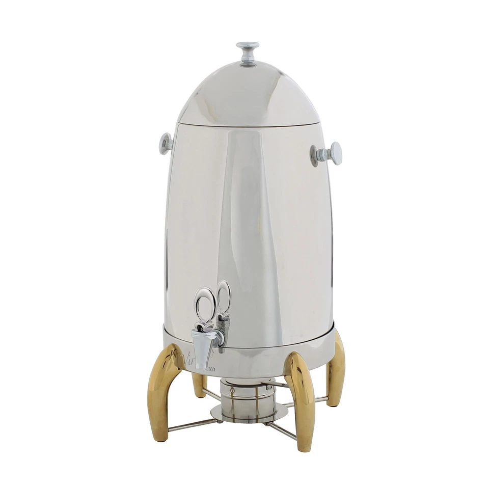 Winco 905A 5 Gallon Coffee Urn with Gold Legs - Image 1 of 1