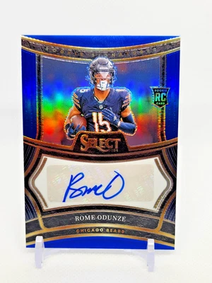 ROME ODUNZE - 2024 Select Rookie Signatures Blue Prizm Auto /149 Bears RC - Imagem 1 de 2