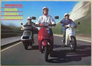 HONDA MOPEDS Scooters COMMUTERS Sales Leaflet Brochure 1985 #PB85002A - Picture 1 of 3