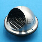 80mm-200mm Stainless Steel Wall Air Vent Metal Cover Outlet Exhaust Grille
