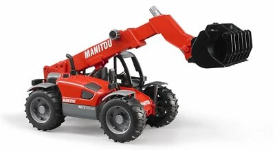 BRUDER MANITOU TELESCOPIC LOADER Grab Loader Pro Series Toy Model 1:16 02125 - Image 1 of 4