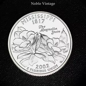 2002 S Silver Proof Mississippi State Quarter - From Proof set - 90% Silver - Picture 1 of 2