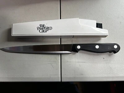 The pampered chef knife sharpener holder With Knife That Is Unbelievably Sharp - Image 1 of 4