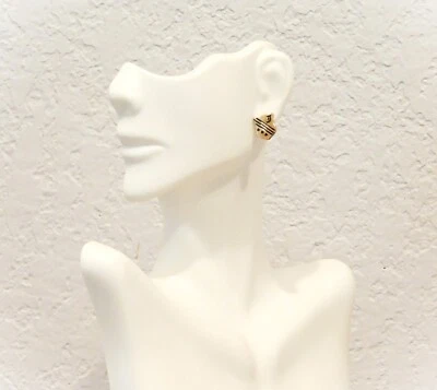 Juicy Couture Gold Tone Shield Stud Earrings - Image 1 of 4