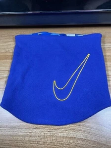 Nike Reversible Youth Neckwarmer 2.0 Neck Warmer Lapis Blue/Yellow Ochre - Picture 1 of 3