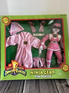 Mighty Morphin Power Rangers Movie Ninja Gear Plush 1995 Pink Ranger New In Box - Picture 1 of 11