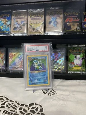 Rare Pokemon Shadowless Blastoise PSA 7 #2/102 Holographic NM Near Mint - Image 1 of 2