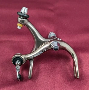Shimano 600 FRONT Brake Caliper BR-6208 Side-Pull Ano Bronze Recessed NOS B47 - Picture 1 of 4