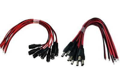 20 Pair (40pcs) 2.1mm x 5.5mm Male + Female DC Power Plug Socket Jack Connector - Image 1 of 4