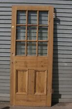  Door 33 3/4" x  82"   Pine Victorian Part Glazed Internal External ref 12D