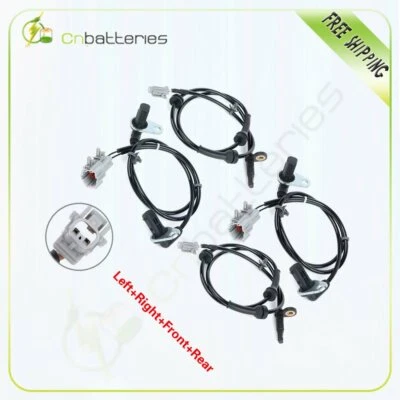 4 X Sensor de rueda ABS trasero izquierdo y derecho compatible con Infiniti FX35 FX45 2003-2008 Foto 1 de 4