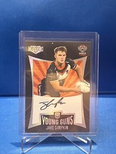 2022 NRL ELITE YOUNG GUNS BLACK SIGNATURE JAKE SIMPKIN YGS16 #031/100 TIGERS