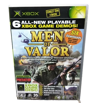 New 2004 Original Xbox Magazine Demo Disc #35 Men Of Valor / The Red Star Juiced - Image 1 of 4