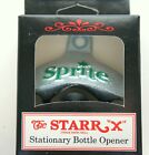 Vtg Style Cast Iron Wall Mount Sprite Lime Soda bottle opener STARR X 1990s 