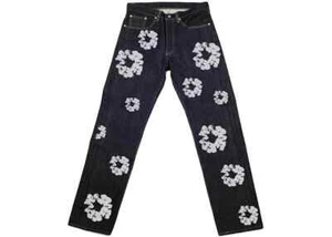 Size 31 - Denim Tears x Levi's Cotton Wreath Jean Indigo Jean Indigo  - Picture 1 of 1