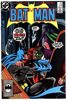 Batman #398 VF+ 8.5 1986  Tom Mandrake Cover - Image 1 of 2