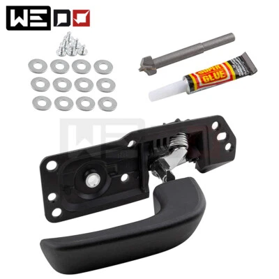 Manija de puerta interior para Chevrolet Silverado 1500 2007-2013 delantera derecha negra Foto 1 de 4