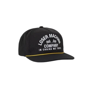 Loser Machine Men's Raceway Redux Hat Black Hats - Picture 1 of 2