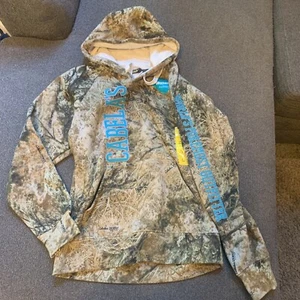 Cabela’s Zonz Western Hooded Sweatshirt Camo Pullover Hoodie World’s Foremost S - Picture 1 of 4