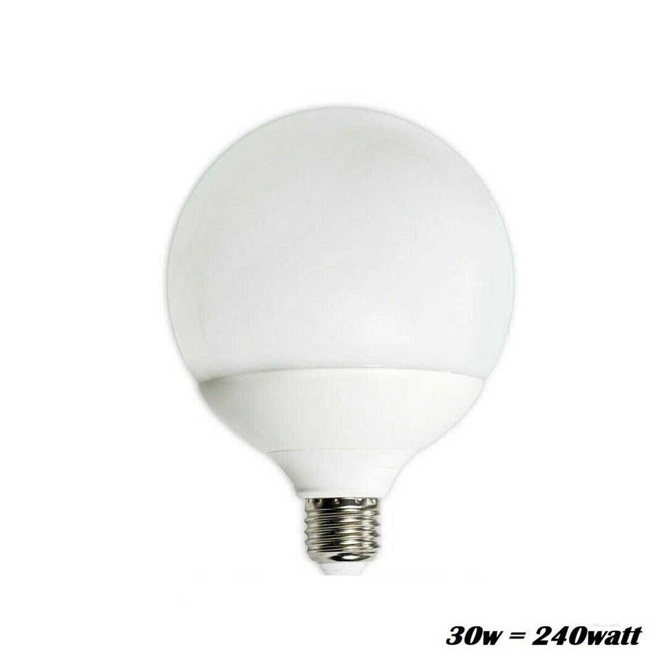 DRIWEI LAMPADINA LED 2835 E27 BULB GLOBO 30W=240W LUCE CASA 6000K BIANCO FREDDO
