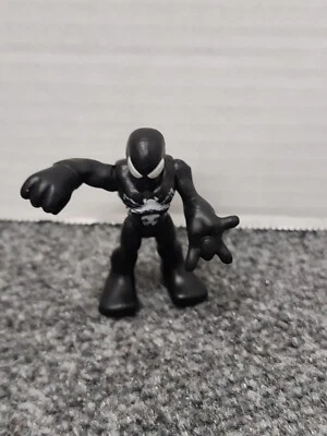 Playskool Marvel Super Hero Adventures DISFRAZ NEGRO HOMBRE ARAÑA figura 2010 2,5" Foto 1 de 4