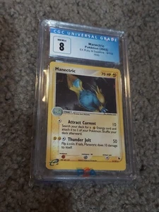 2003 Pokemon Manectric Holo 9/109 Ruby & Sapphire 8 CGC - Bild 1 von 2
