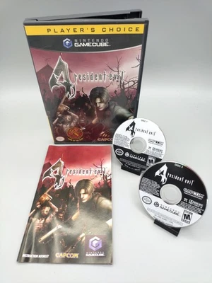 Resident Evil 4 Nintendo GameCube Complete CIB  2005 Very Good Condition  - Image 1 of 2