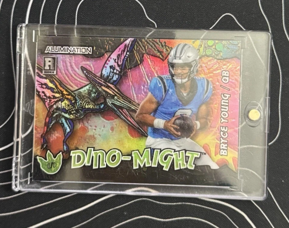 Bryce Young Dino-Might Rookie Wildcard Alumination 1/1 - Image 1 of 2