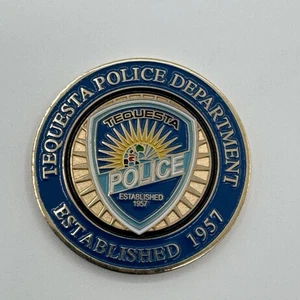 Tequesta Police Department Chief Of Police Challenge Coin - Picture 1 of 3