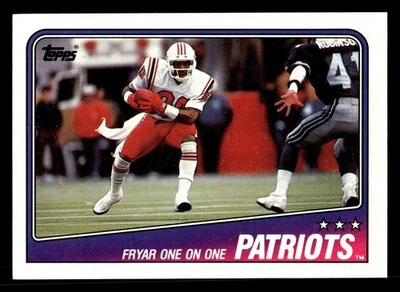 Patriots Team Leaders - Irving Fryar 1988 Topps #175 New England Patriots - Image 1 of 2